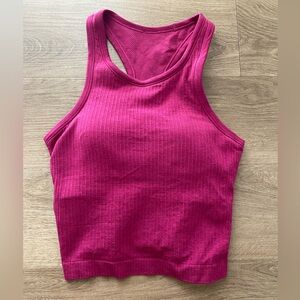 Lululemon Ebb to Street Cropped Racerback Tank